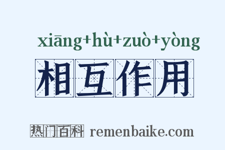 相互作用是什么意思的图片
